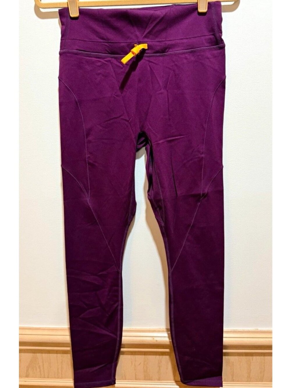 NWT ~ Fabletics Motion365 High-Waist Paneled Ankle Leggings ~ Plum ~ Large